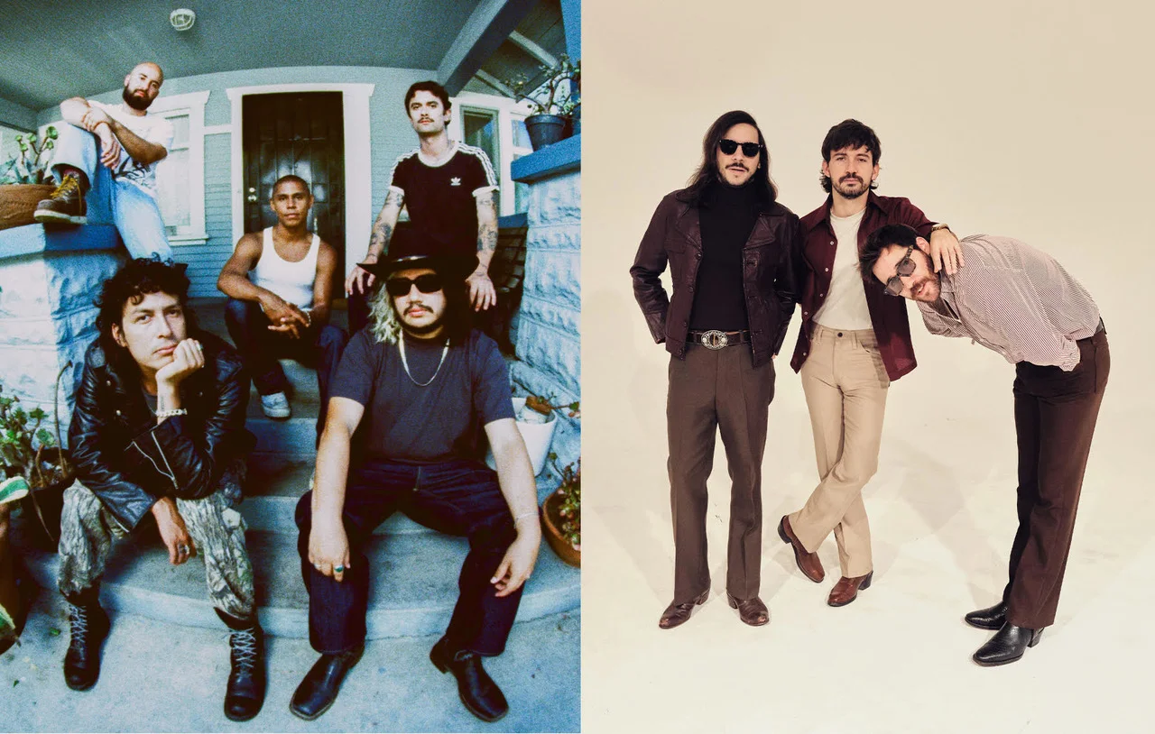 Image of Inner Wave and Los Mesoneros side by side. 