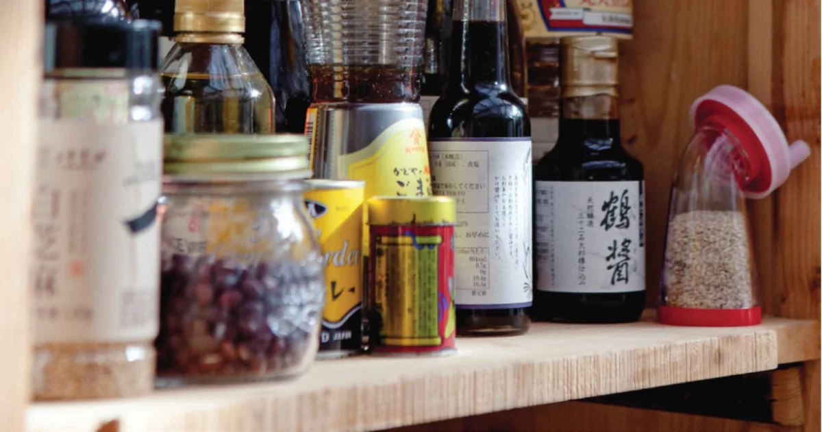 Successful Japanese home cooking begins with the pantry