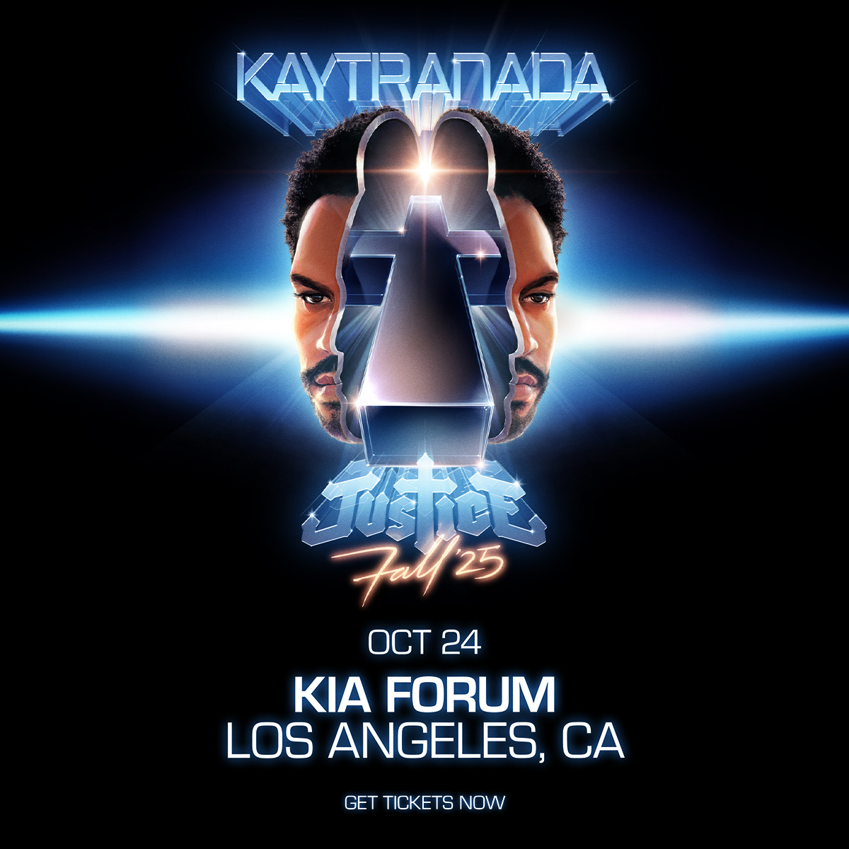 KaytranadaXJustice Kia Forum poster