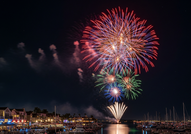 Marina Del Rey Fireworks