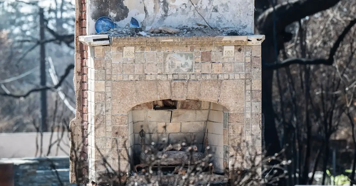 Volunteers recover historic fireplace tiles in Altadena | KCRW