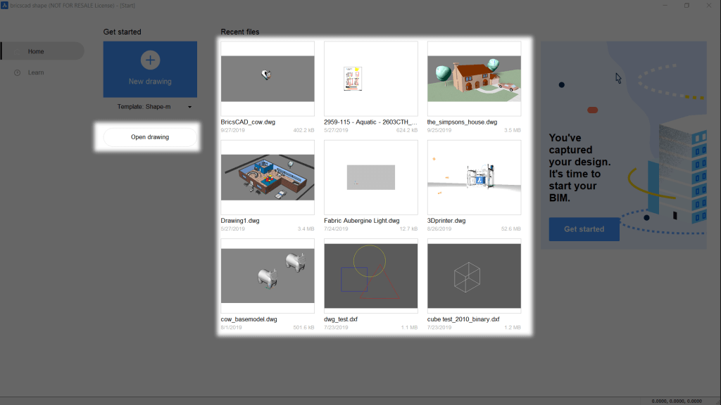 Get started with BricsCAD Shape - Joachim-s Journey -open drawing-1024x576