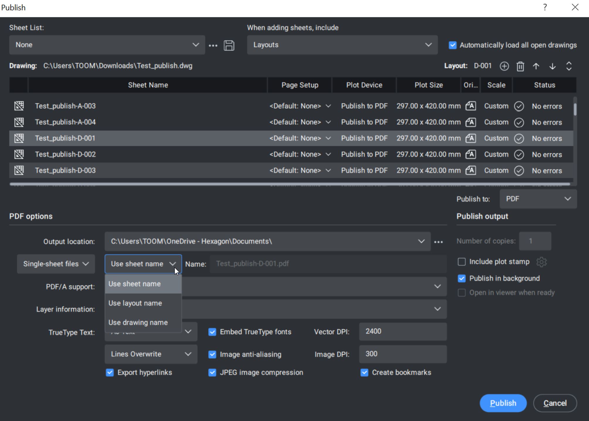 V25.2_PUBLISH PLOTFILE NAME GENERATION