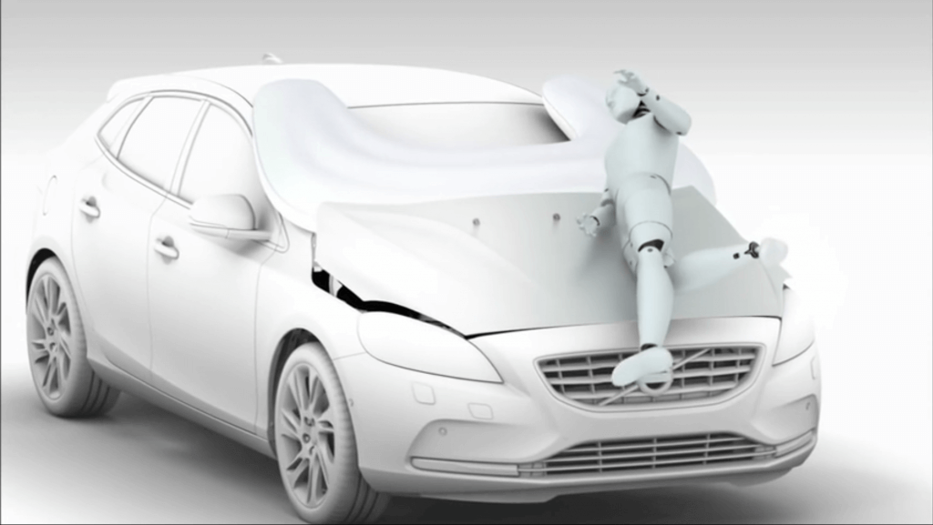 External Airbags for Safer Roads- v40 airbag-1024x577