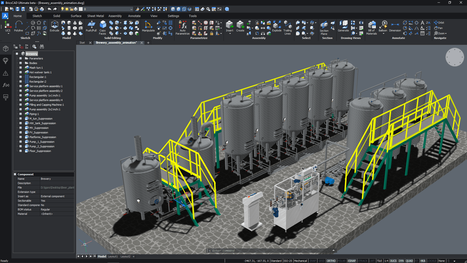 Image 1 - BricsCAD Mechanical - Brewery-min