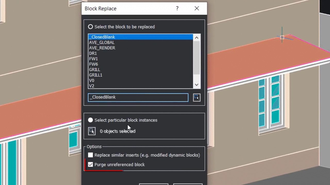 The Block Replace Command in BricsCAD v22 1,25-1,30
