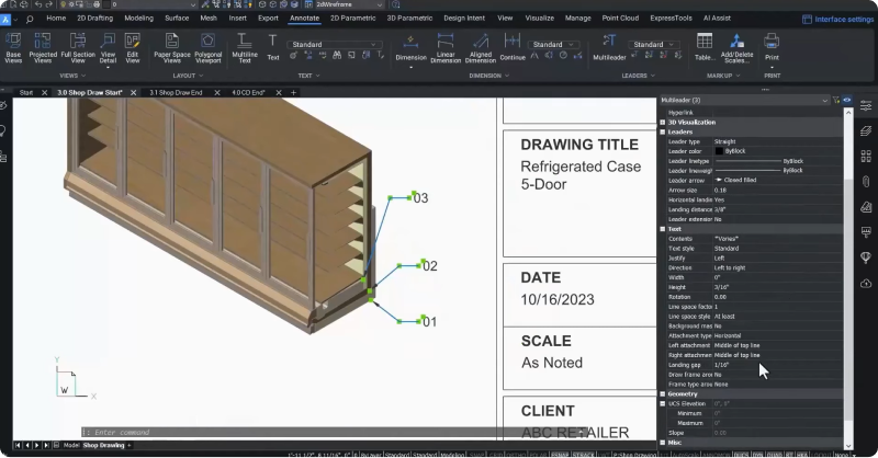 parts list bricscad