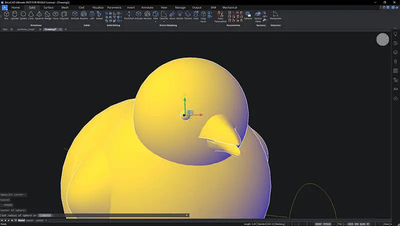 How to Model a 3D Chick – Easy Builds- 30 eye