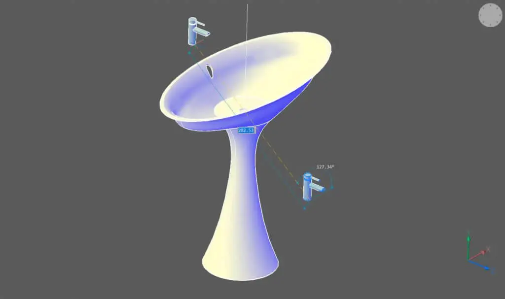 2D, 3D, BIM - 6 The Bathroom Part 2 - The Sink- 15-1024x607