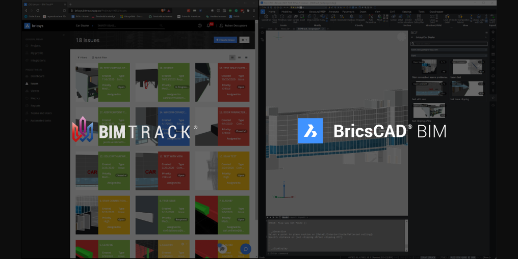BIM Track and BricsCAD BIM integration PR Image