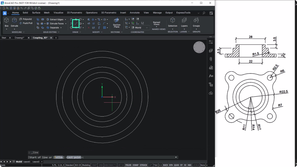 circular profile 2 