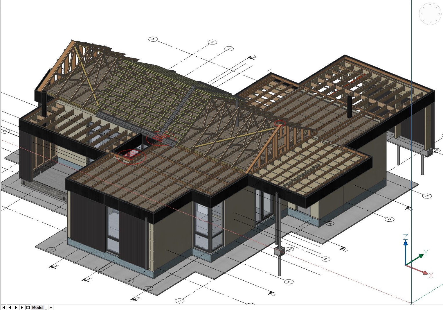 Modeling engineered timber structures with BIM and Mechanical CAD