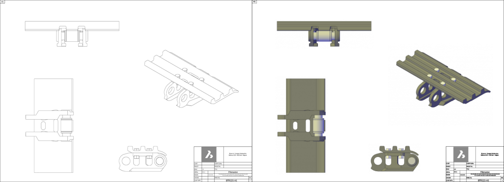Tuesday Tips - Orthographic Drawing from a 3D Model in 20 Seconds- 2D 3d-2-1024x371