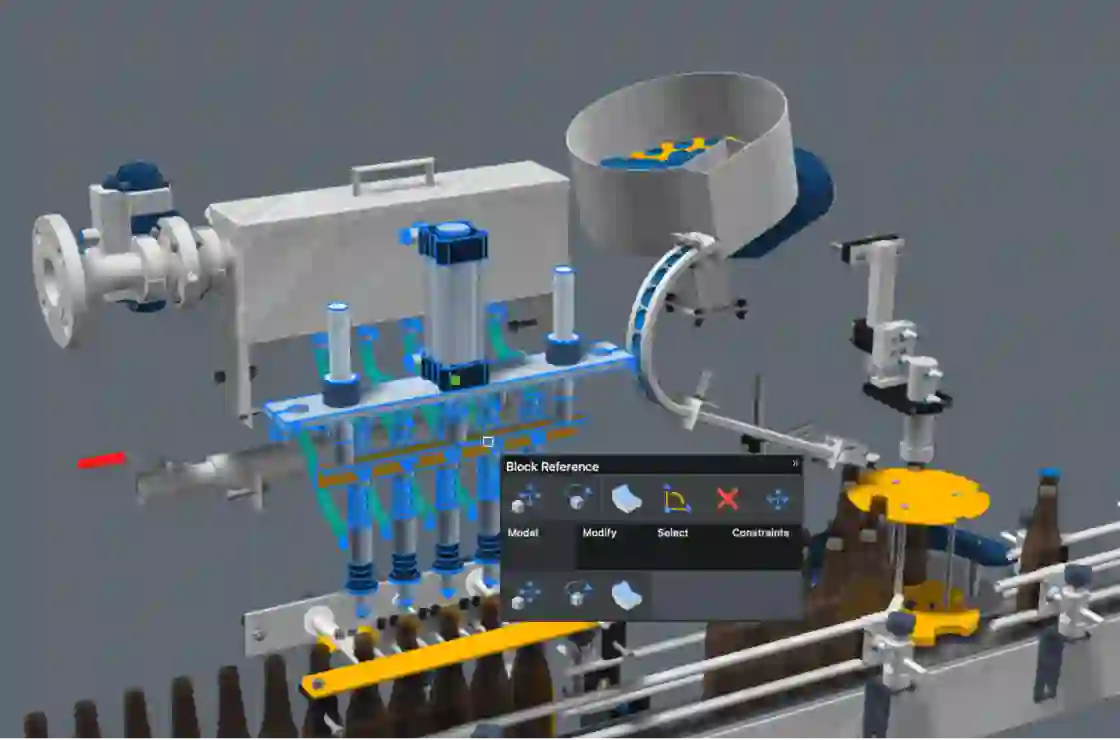 Bottom-up and top-down Assembly Design - BricsCAD Mechanical