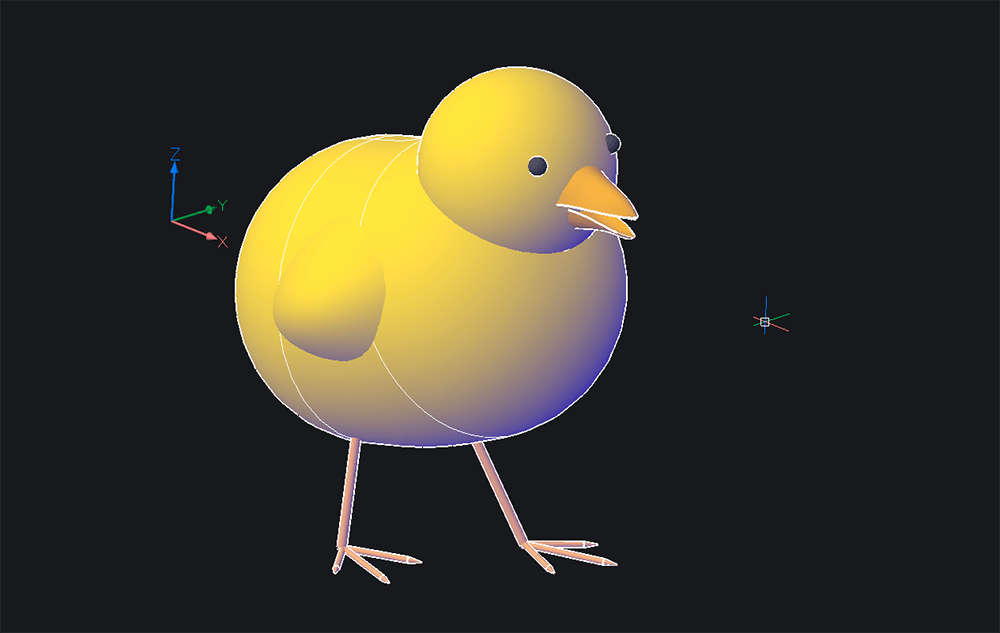 How to Model a 3D Chick – Easy Builds- moneyshot