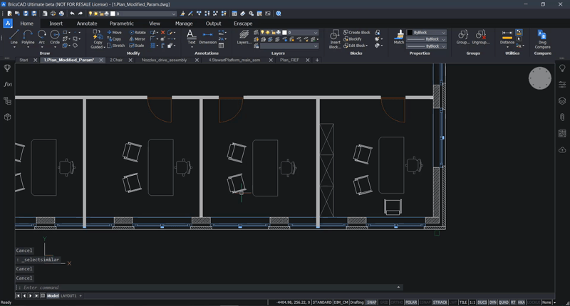 Blocks - What-s New for BricsCAD V21- parametric