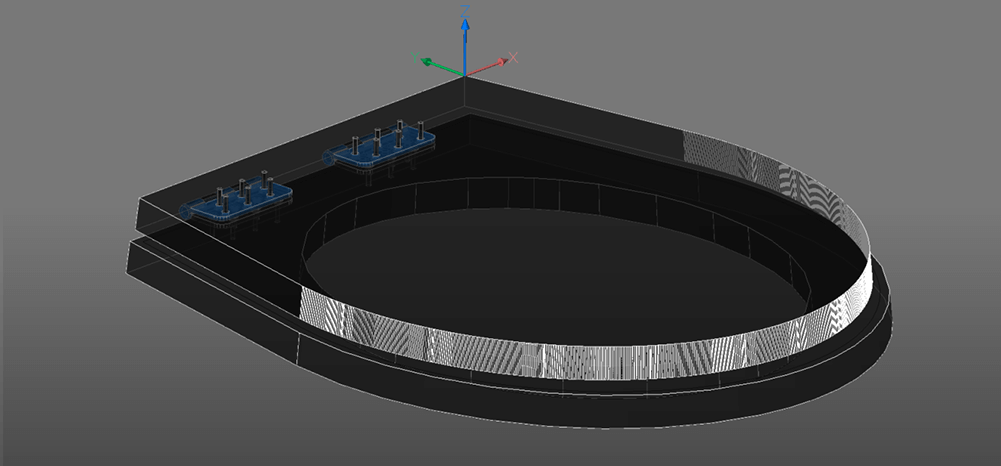 2D, 3D, BIM - 7 The Bathroom Part 3 - The toilet- seat 8 final-touches