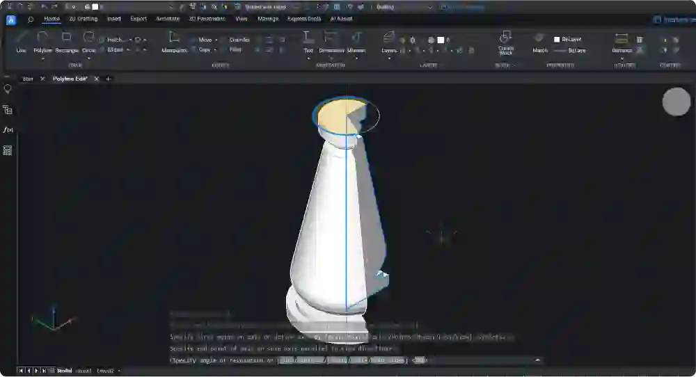 Polyline 3D modeling