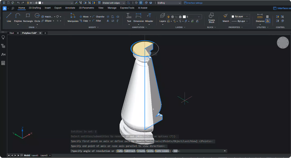 Polyline 3D modeling Polyline 3D modeling