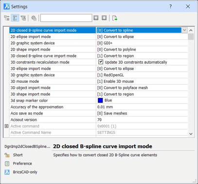 Adjusting BricsCAD’s Settings - Customizing BricsCAD® - P3