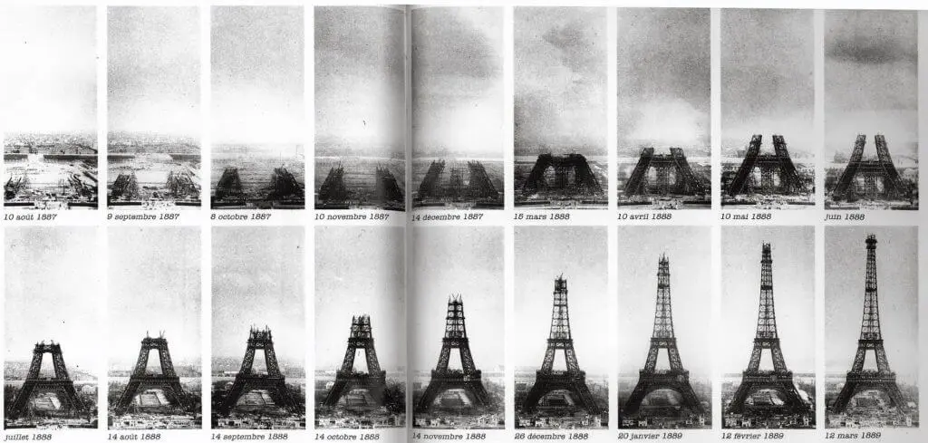 Tallest Buildings Throughout History- black-and-white-vintage-eiffel-tower-paris-construction-tower-965122-pxhere.com -1024x489