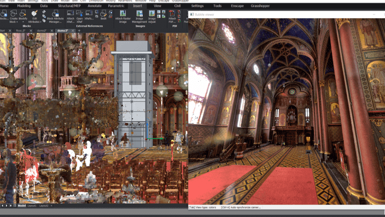 What-s New for Point Clouds in BricsCAD V21- Bubbles-for-scan-positions