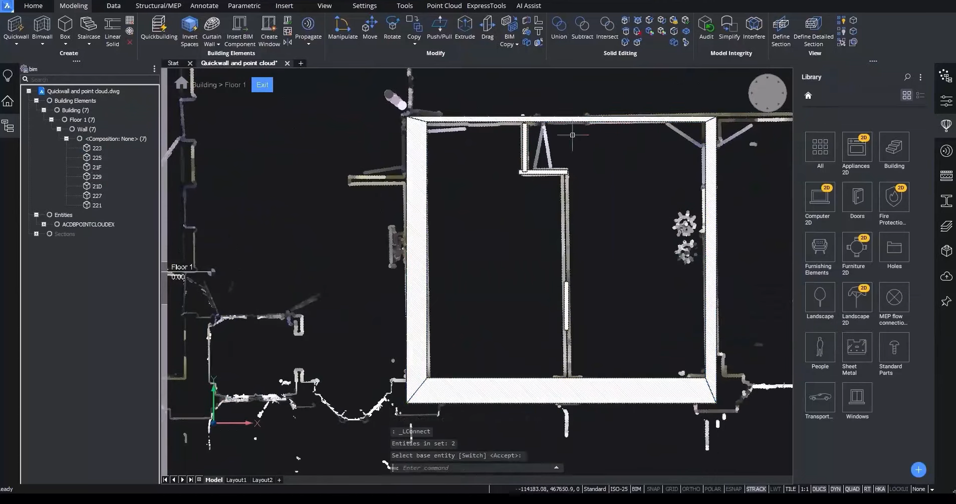 BricsCAD® BIM V23.2 新增和增强功能