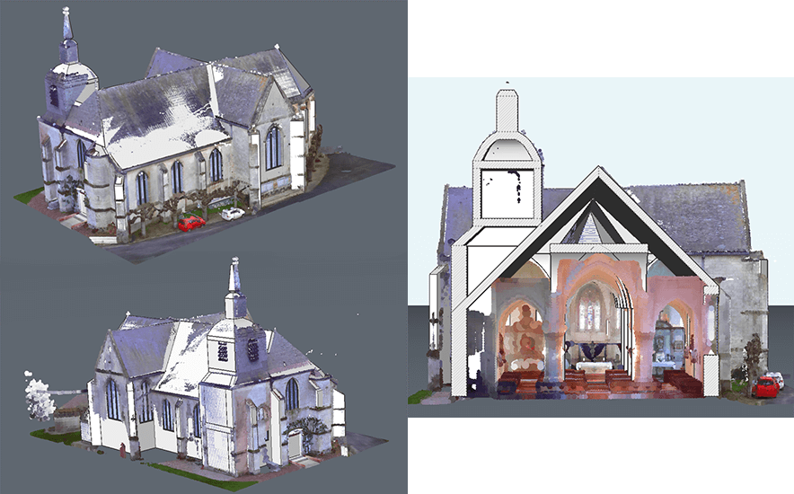 Point Cloud to a BIM Model - with point cloud