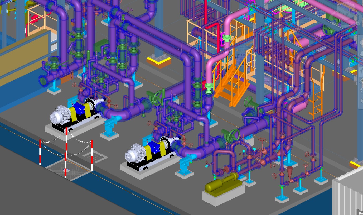 Anlagenbau-Entwürfe auf BricsCAD Pro