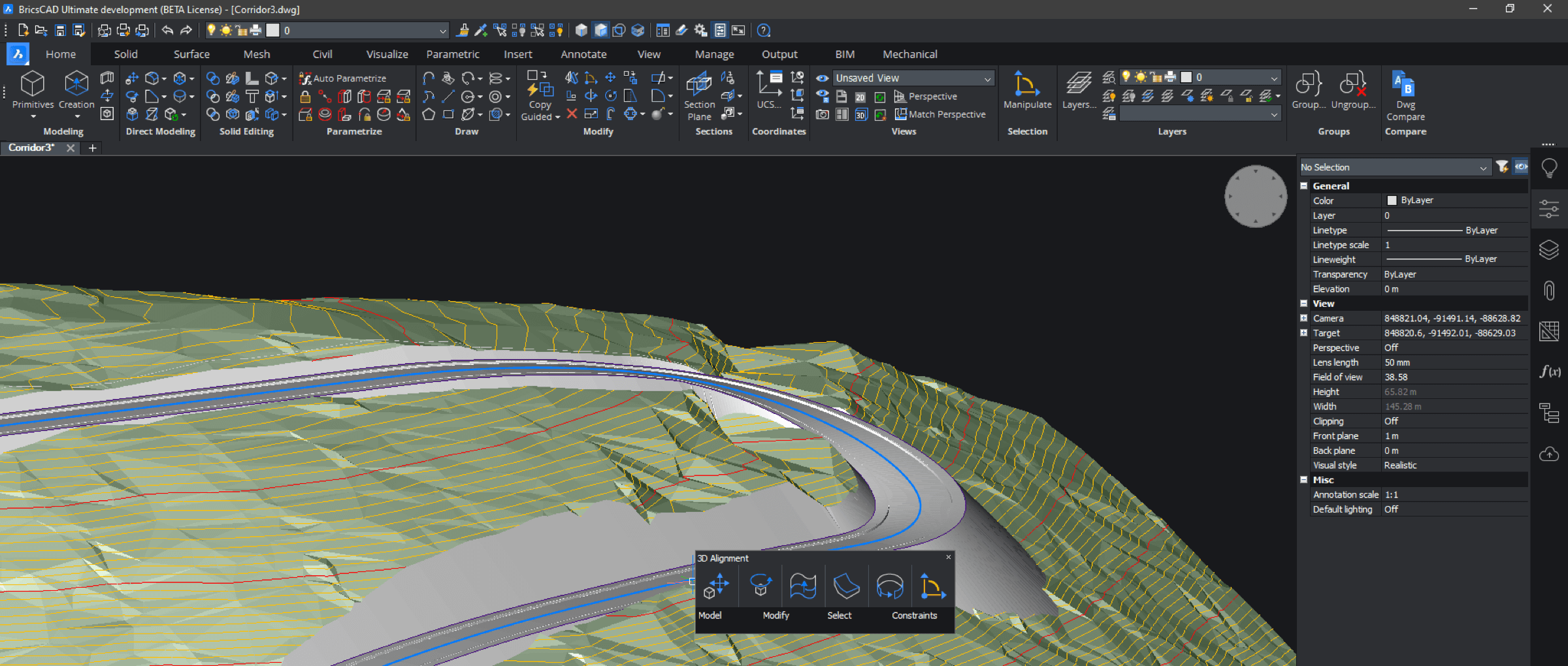 bricscad distance