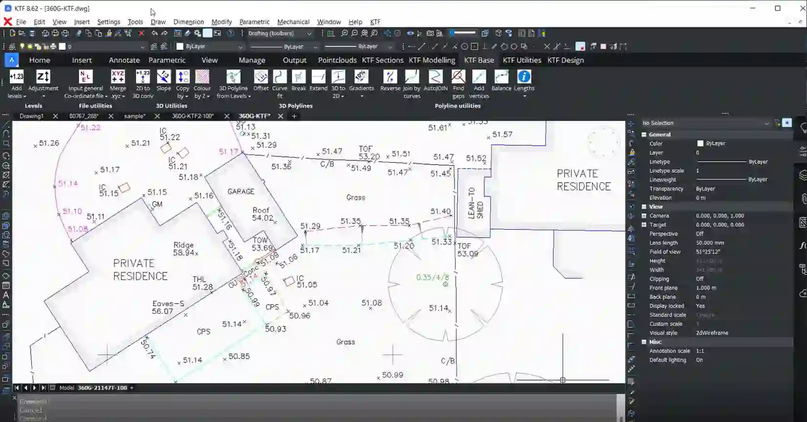 Total Station Site Survey to CAD Deliverable 