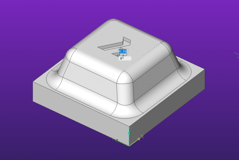 3D Model a Bar of Chocolate - Easy Builds- extrude 2-768x514