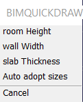 2D, 3D, BIM - 8 The House P1 - Walls and Floors- 2 menu