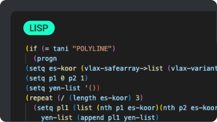  LISP routines (black)