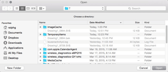 Changing the Environment - Customizing BricsCAD<sup>®</sup> -folder mac