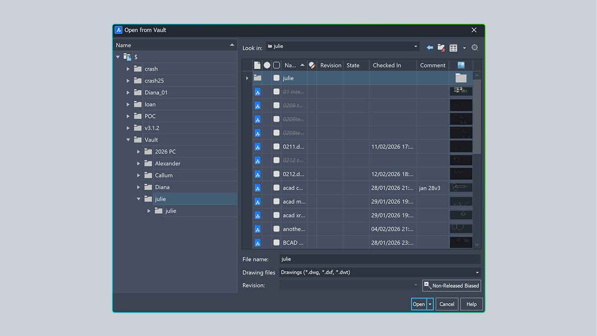 Autodesk® Vault integration