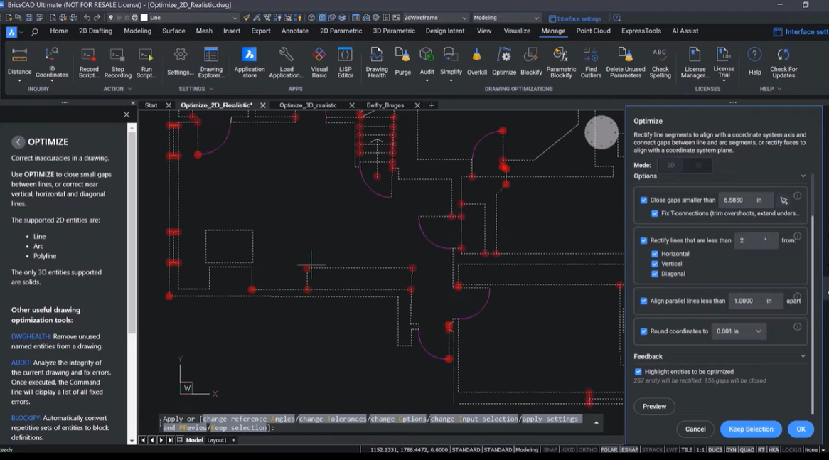 Optimize Command Visualisation 