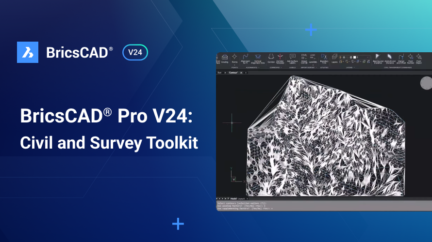 BricsCAD Pro V24: Civil And Survey Toolkit