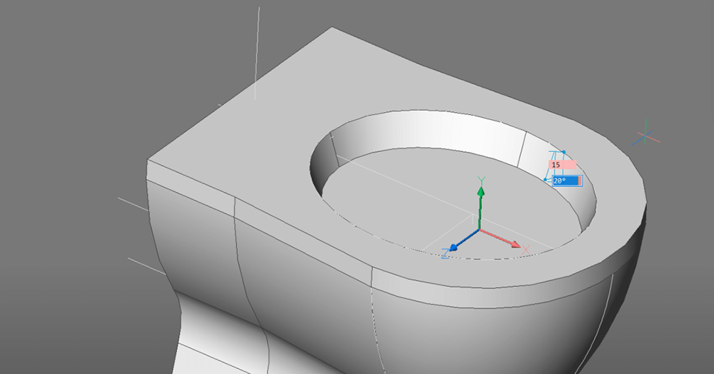 2D, 3D, BIM - 7 The Bathroom Part 3 - The toilet- 11 hole