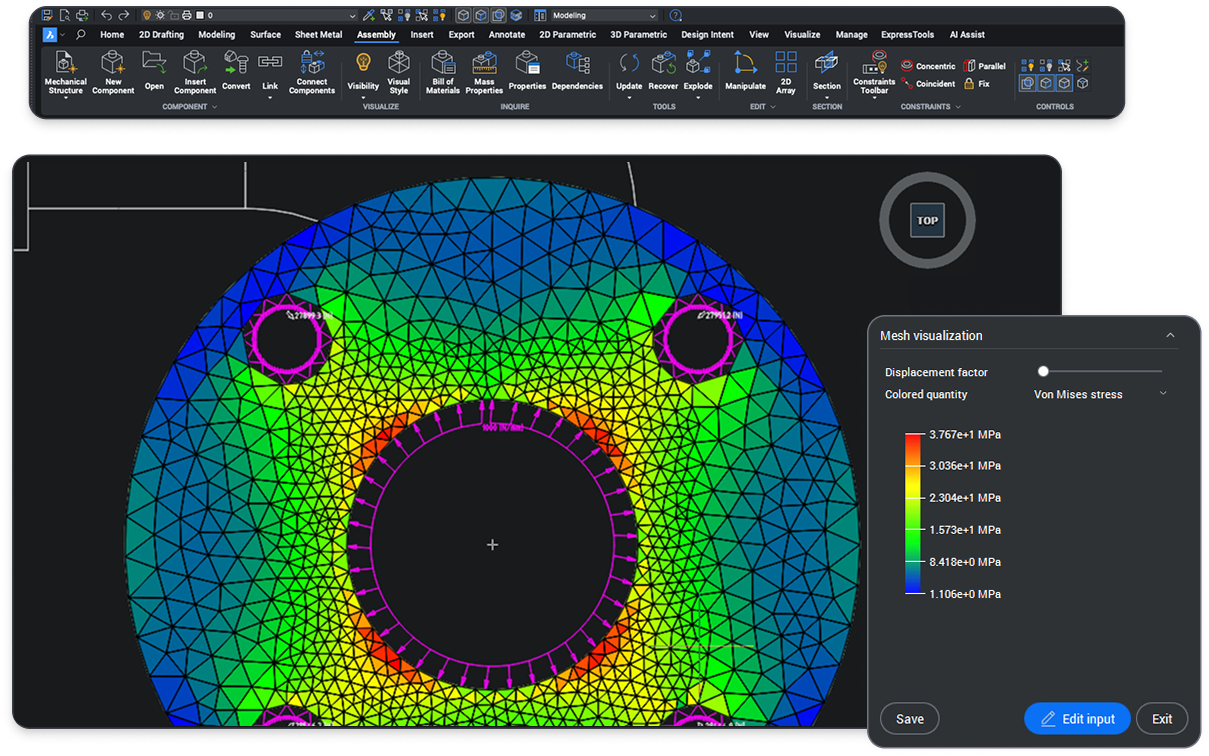 BricsCAD Mechanical - Octave Visual BricsCAD Mechanical - Octave Visual