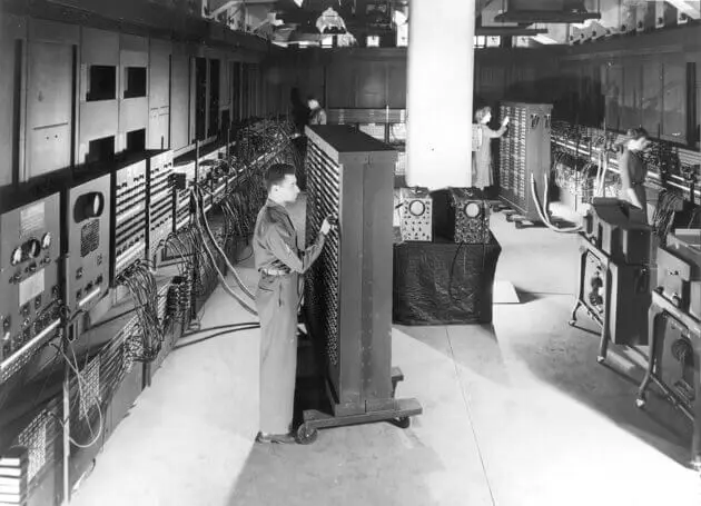 Who invented computers- Classic shot of the ENIAC