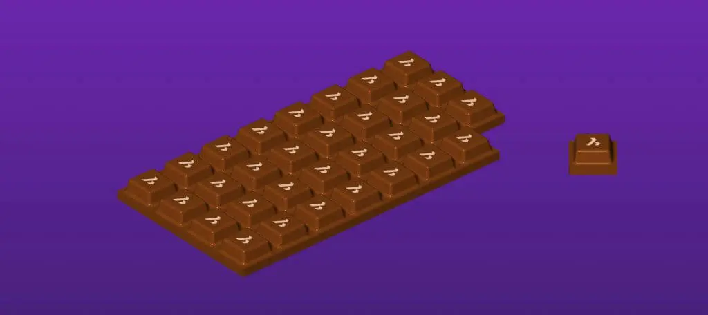 3D Model a Bar of Chocolate - Easy Builds- chcolate-e1587026477728-1024x456