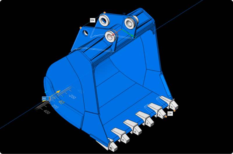 Diseño de piezas y componentes - BricsCAD Mechanical
