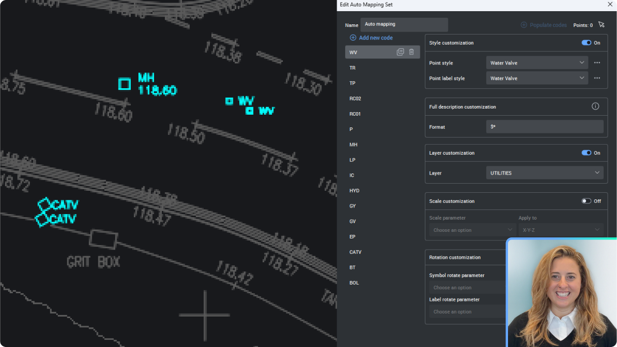 Set up Auto Mapping to manage Civil Points Set up Auto Mapping to manage Civil Points