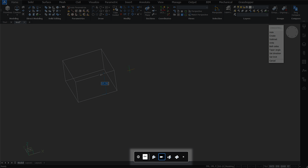 Tuesday Tips - The BricsCAD<sup>®</sup> Hotkey Assistant & Tips Panel- location