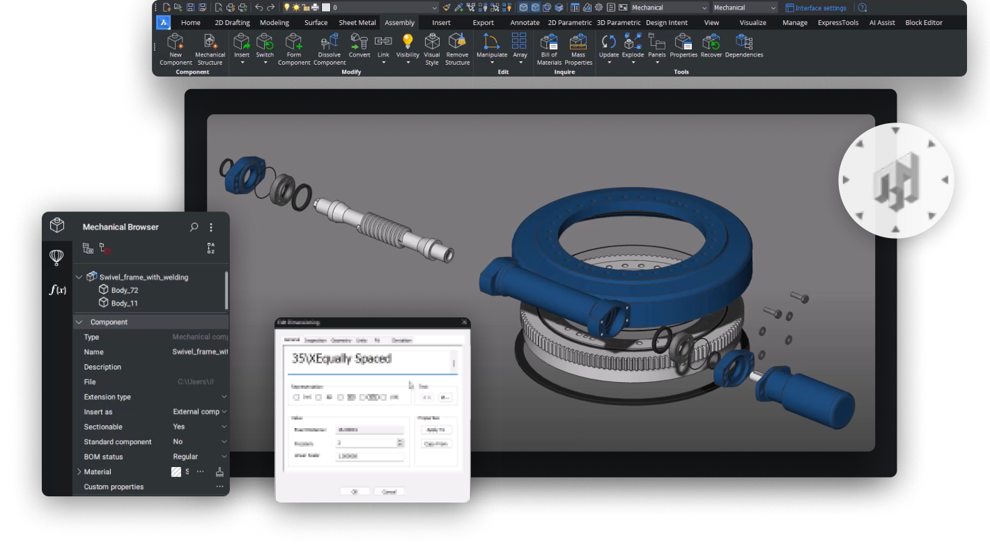 2D 3D Mechanical Design Software BricsCAD Mechanical 2d 3d Mechanical Design Software Bricscad Mechanical