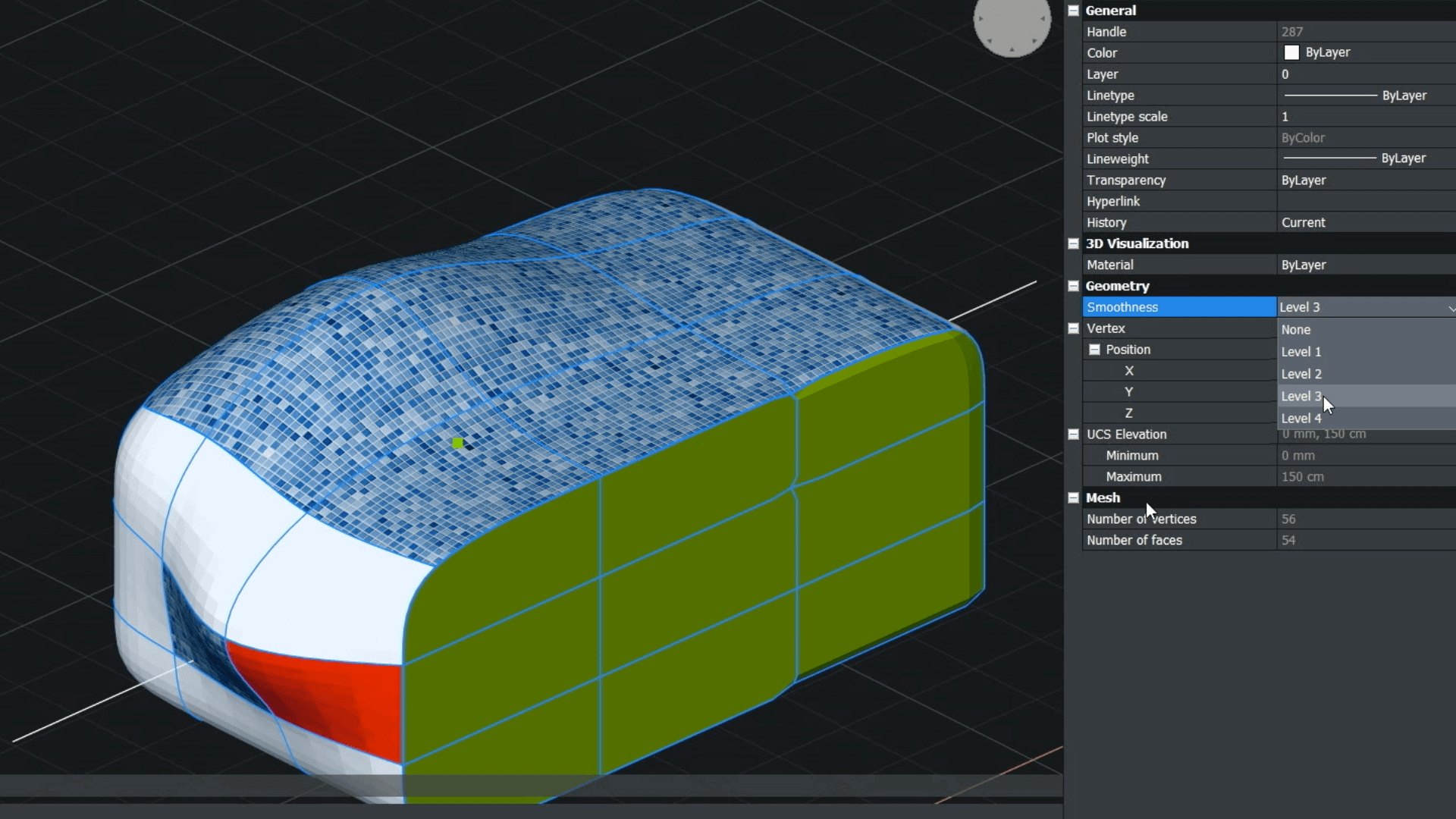 What’s new for BricsCAD® Pro V21- Improved-displaying-of-mesh-geometry