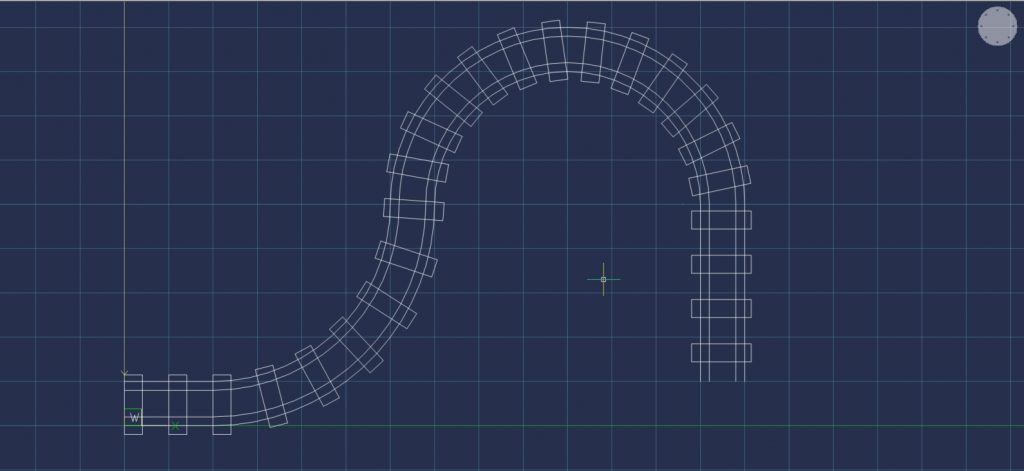 Offset - Parallel Lines in BricsCAD- rail-1024x471
