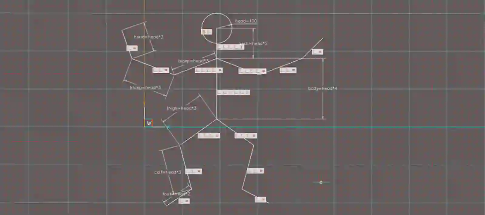 2D Parametric constraints