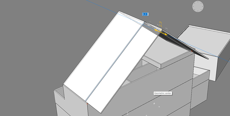 2D, 3D, BIM - 9 The House P2 - The Roof- 9.5 pushpull